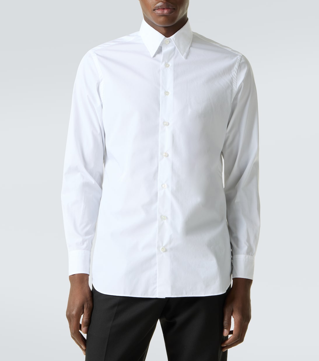 Camisa de popelín de algodón | Lardini