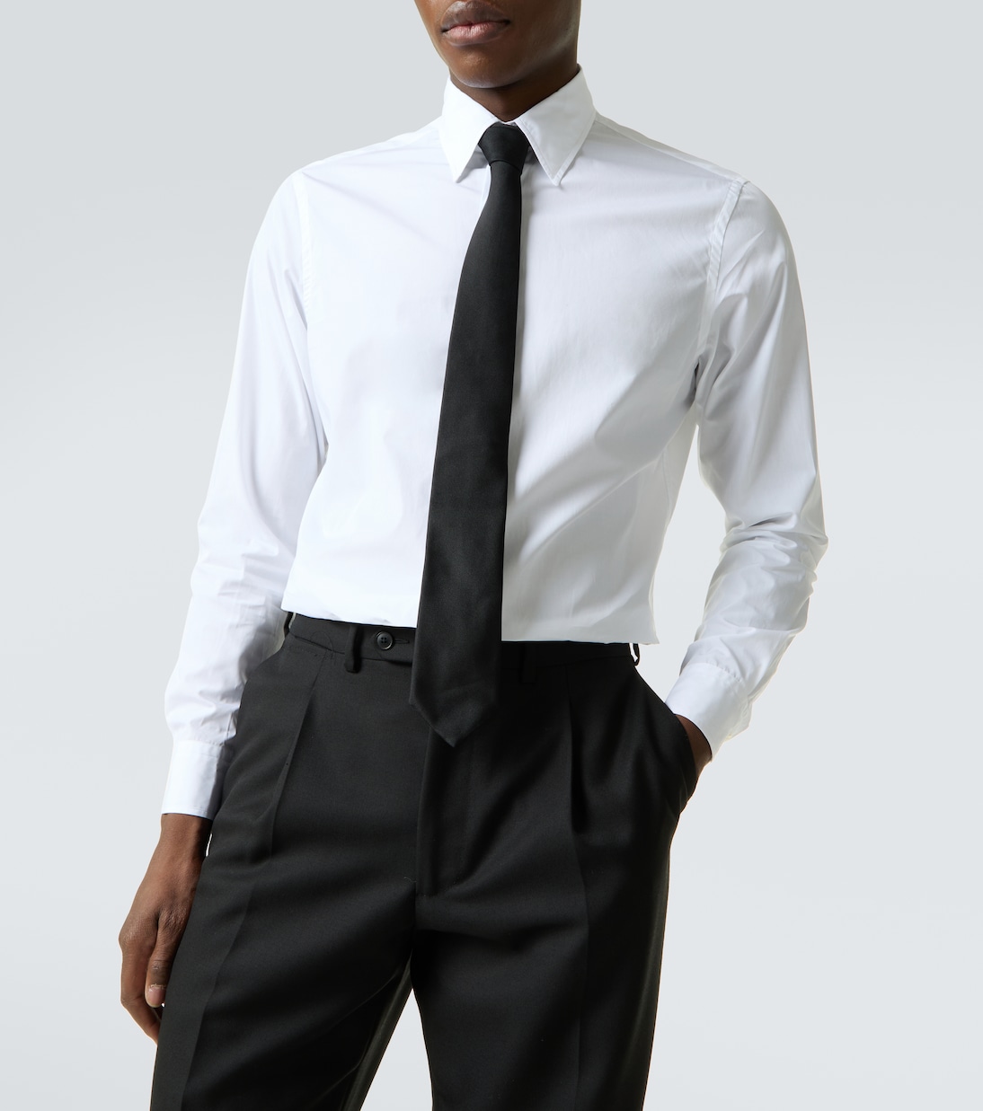 Camisa de popelín de algodón | Lardini