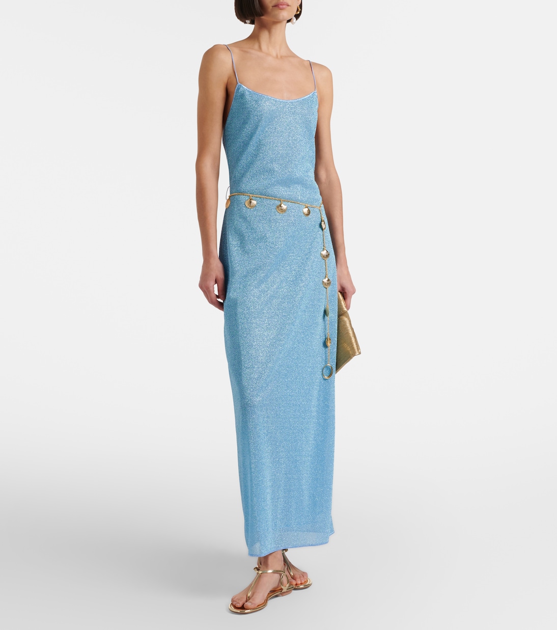 Lumière belted maxi dress | Oséree