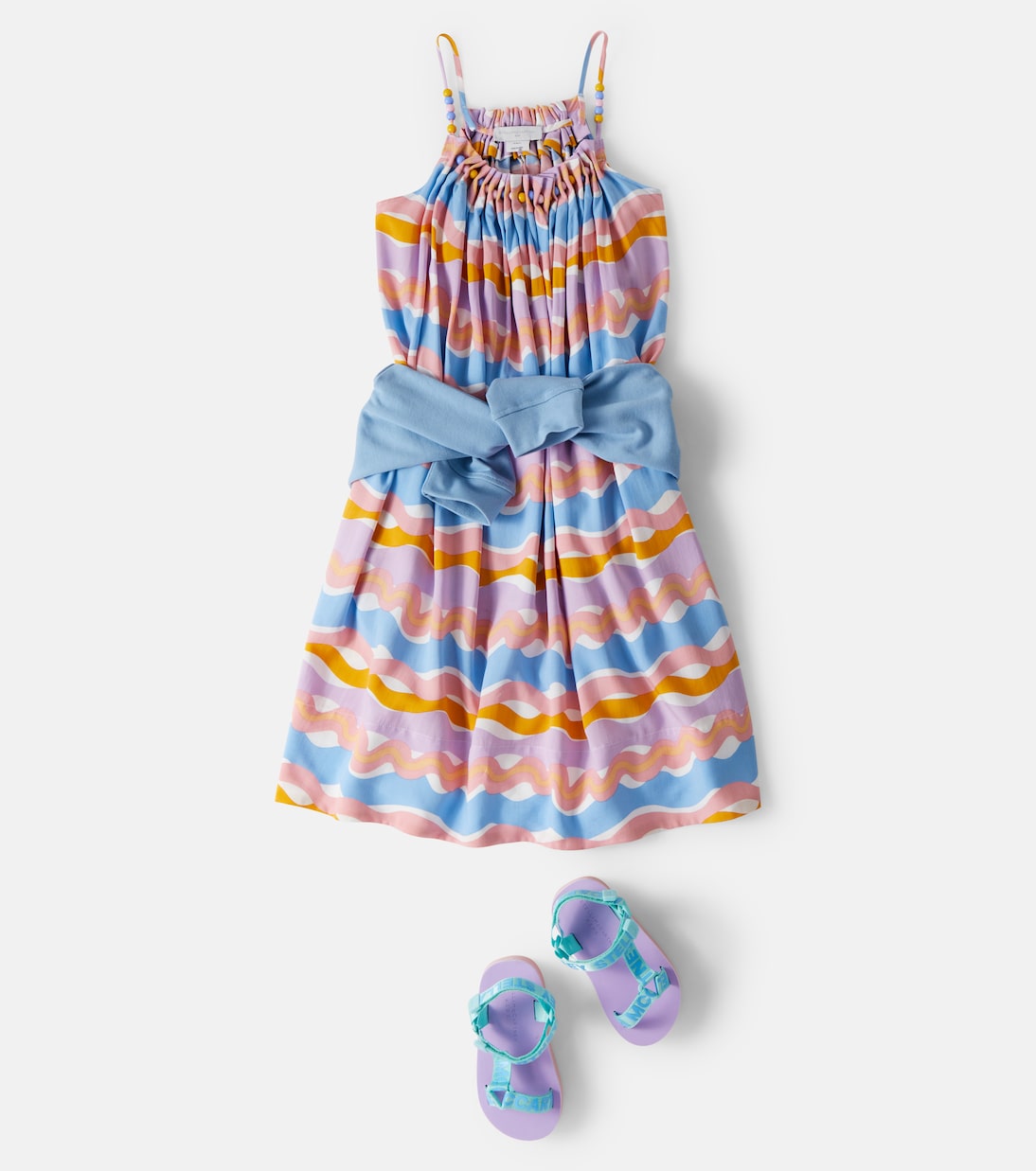 Beaded printed dress | Stella McCartney Kids