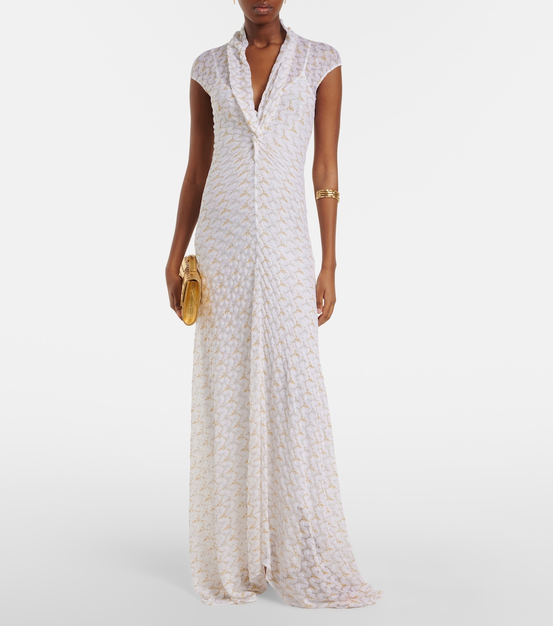 Lamé maxi dress | Missoni