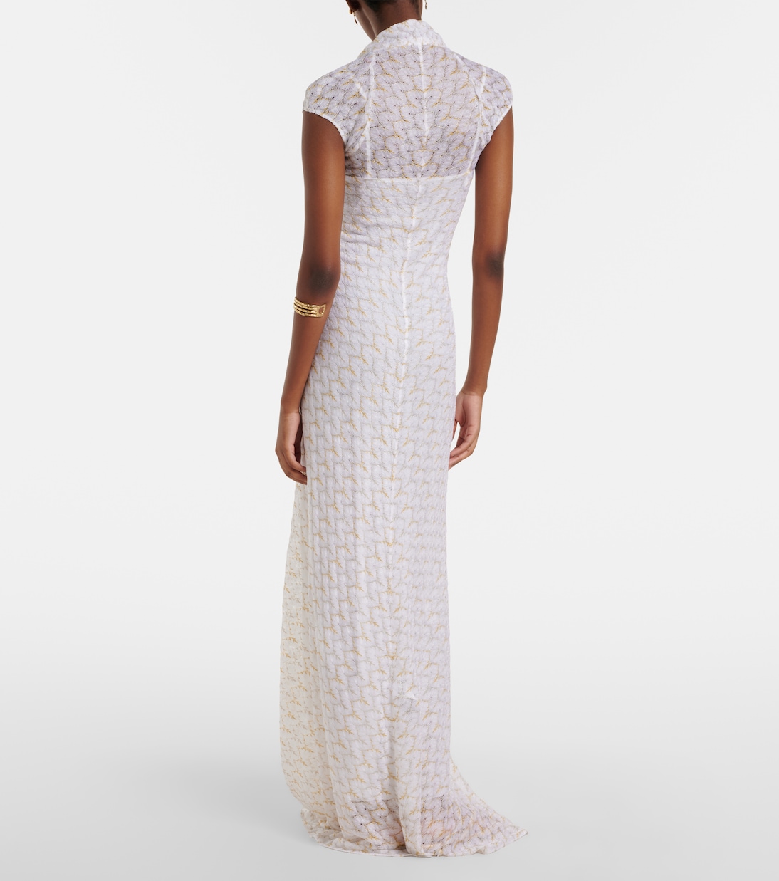 Lamé maxi dress | Missoni