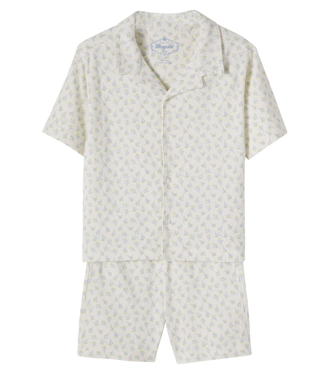 Lothar printed cotton pajamas | Bonpoint