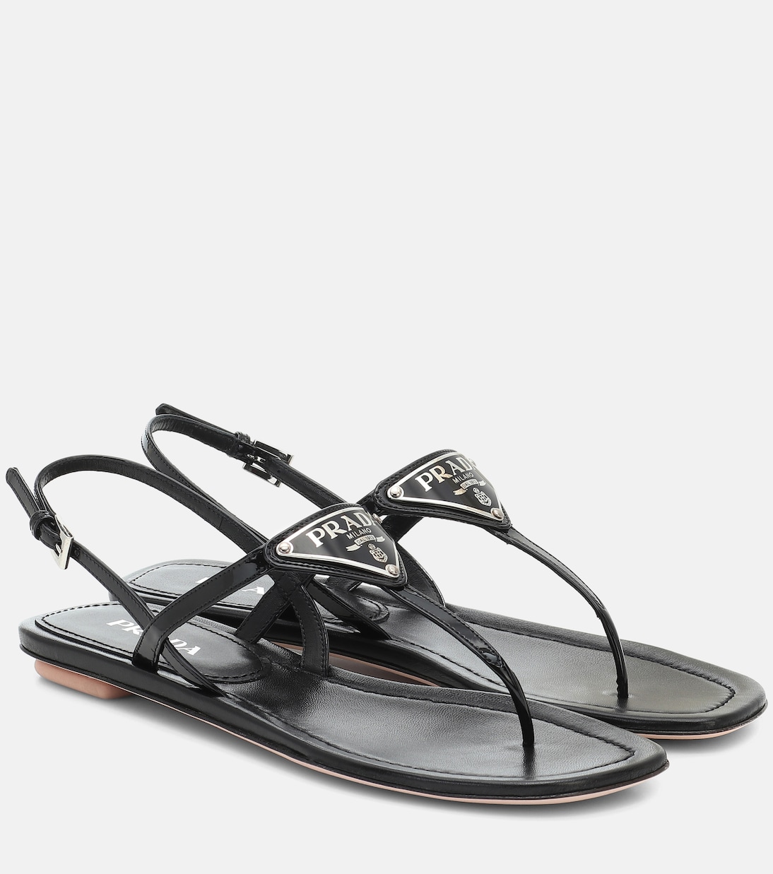 Sandali infradito in vernice | Prada