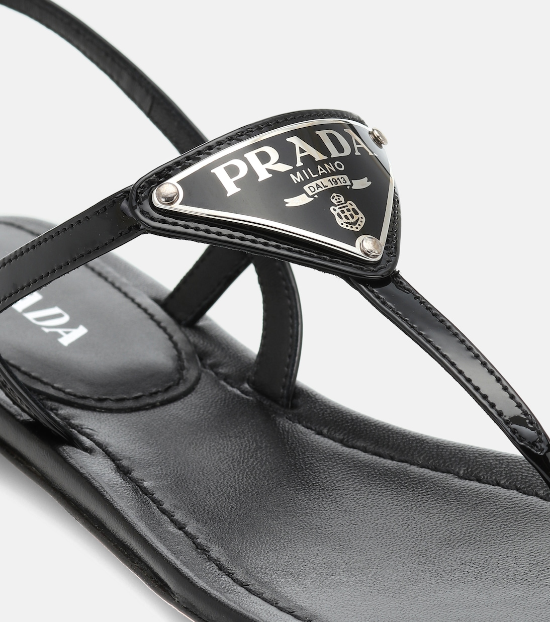 Sandali infradito in vernice | Prada
