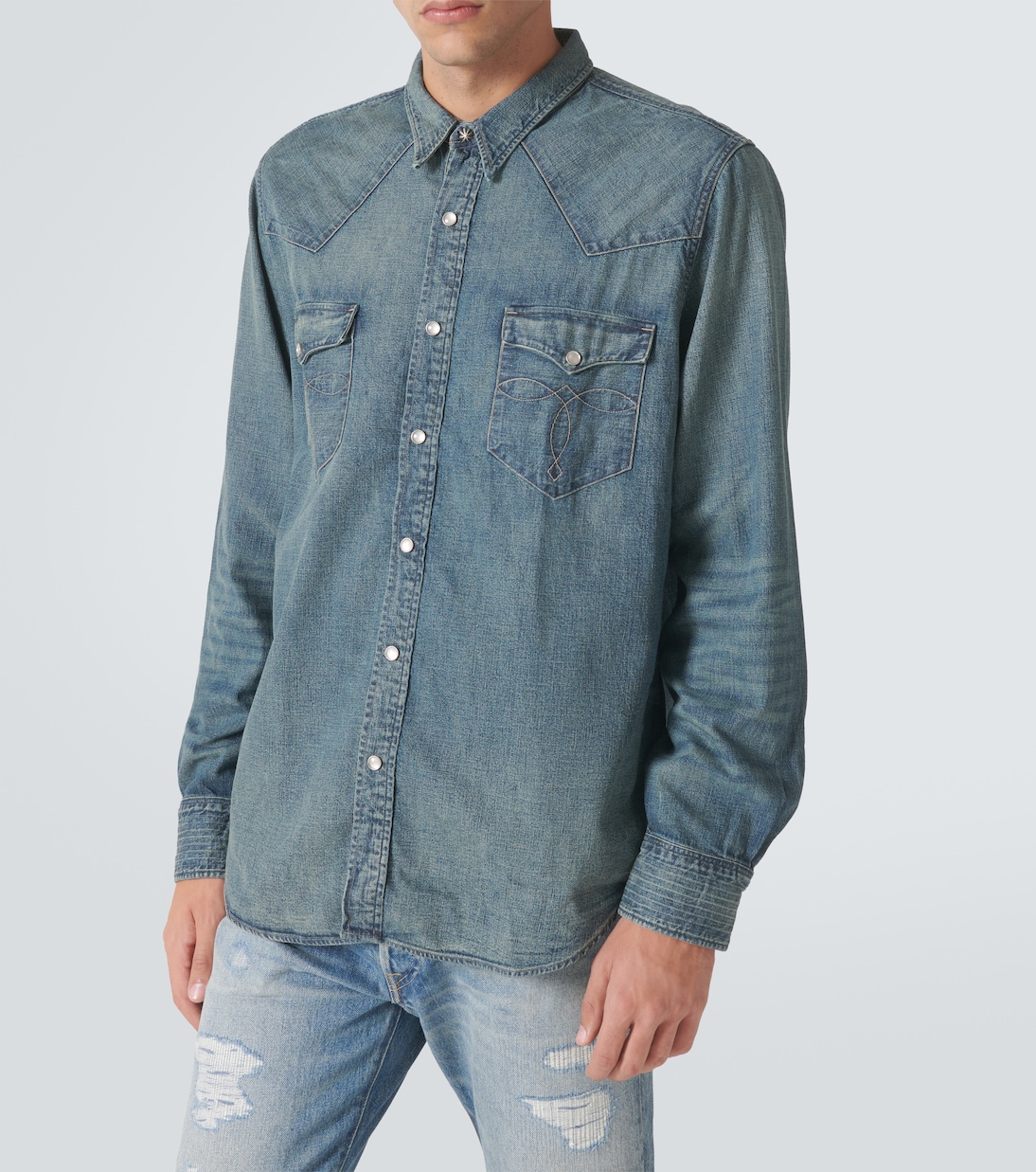 Camisa de jeans ajuste entallado | RRL