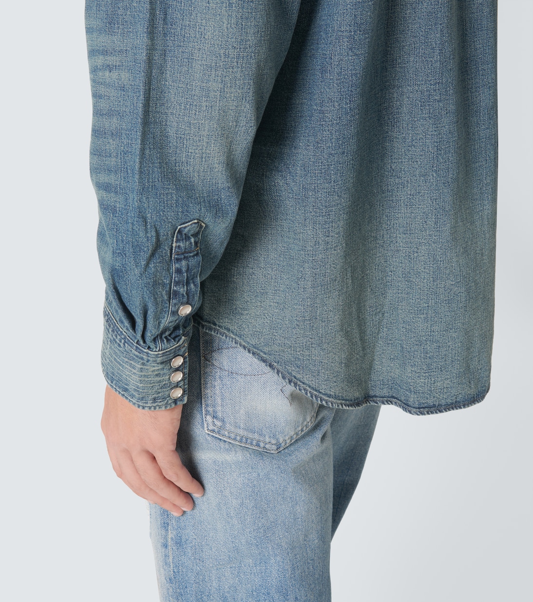 Camisa de jeans ajuste entallado | RRL