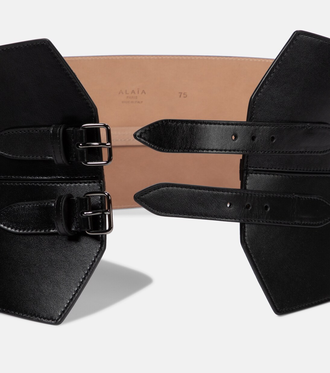 Cintura corsetto in pelle ALAÏA per stile giovane e audace