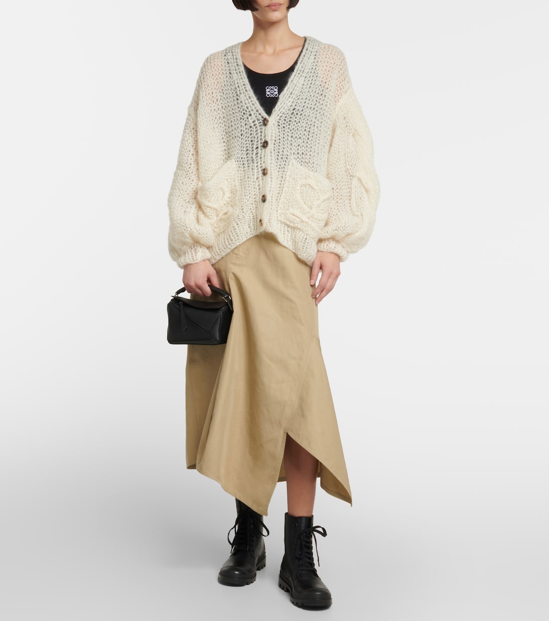 Mohair-blend cardigan | Loewe