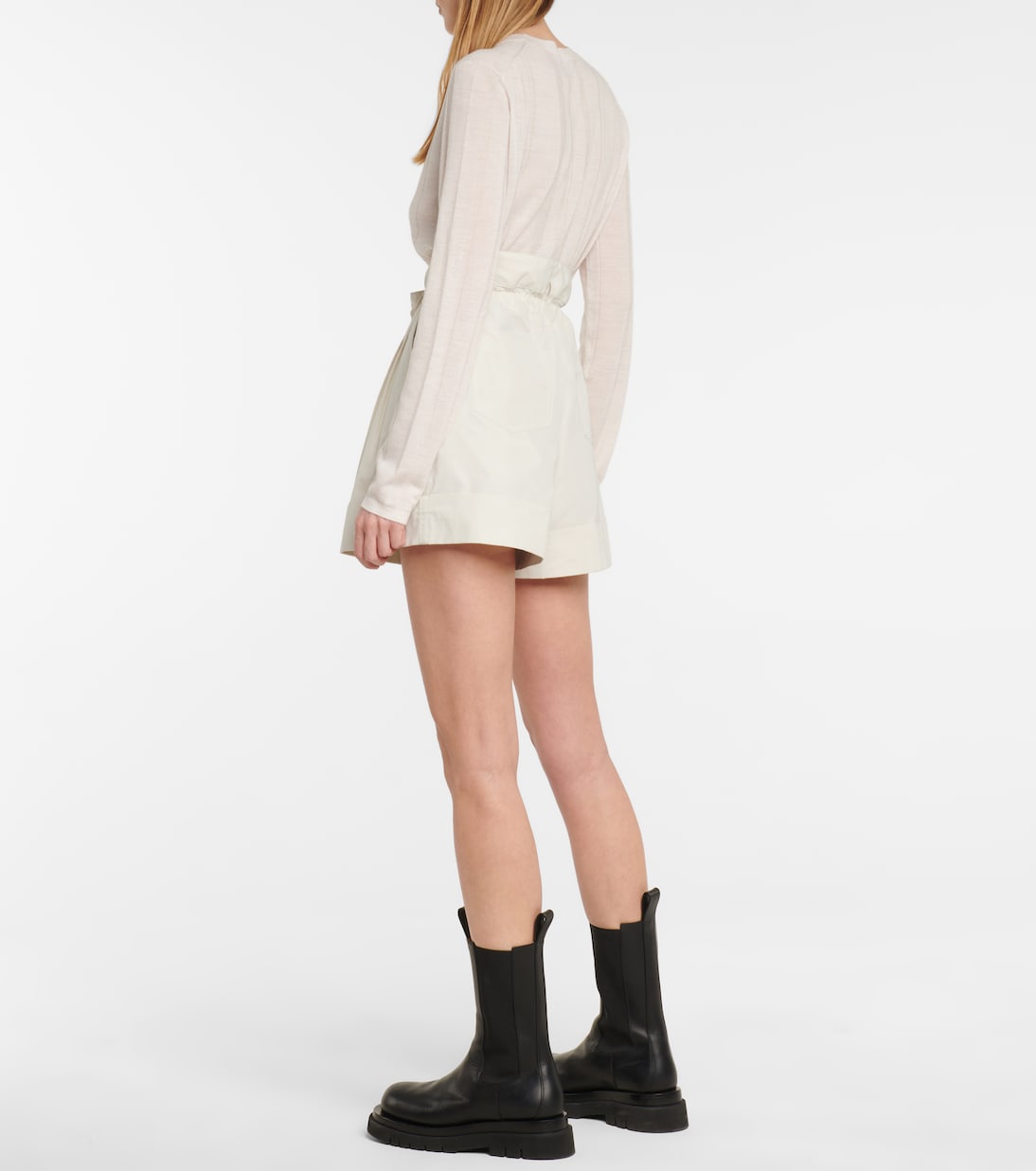 Faille paperbag shorts | Moncler