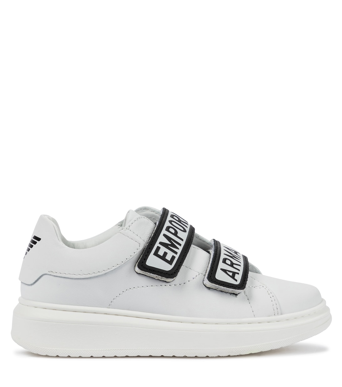 Logo leather sneakers | Emporio Armani Kids