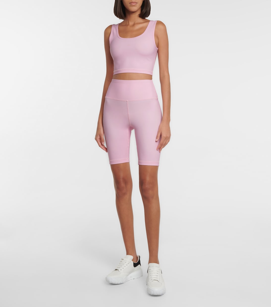 Crop top en mezcla de punto | Wardrobe.NYC