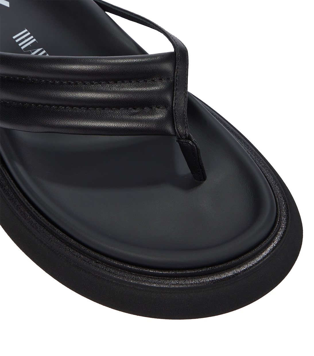 Tongs Alton en cuir matelassé | The Attico