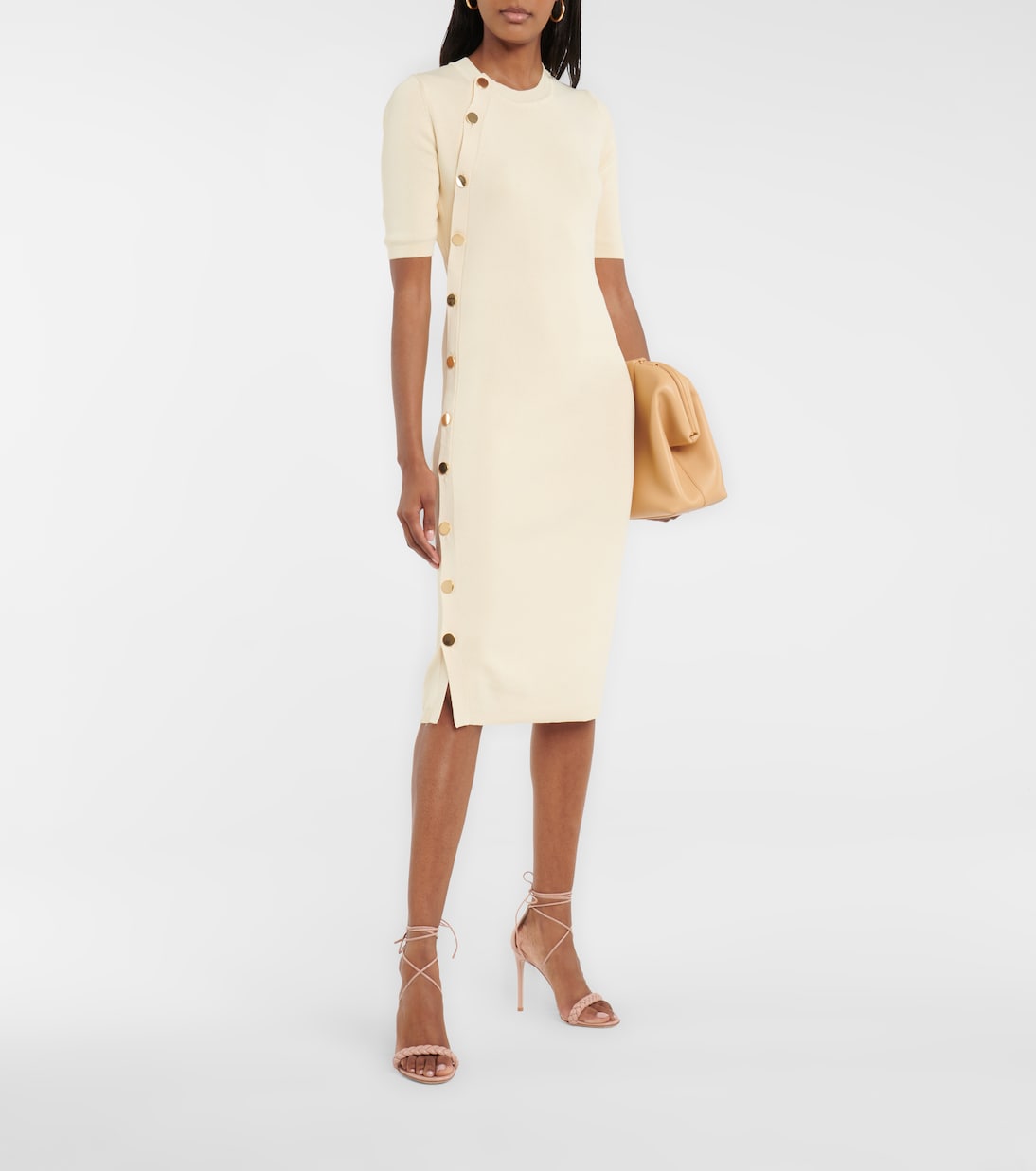 Vestido midi Minamoto de punto | Altuzarra