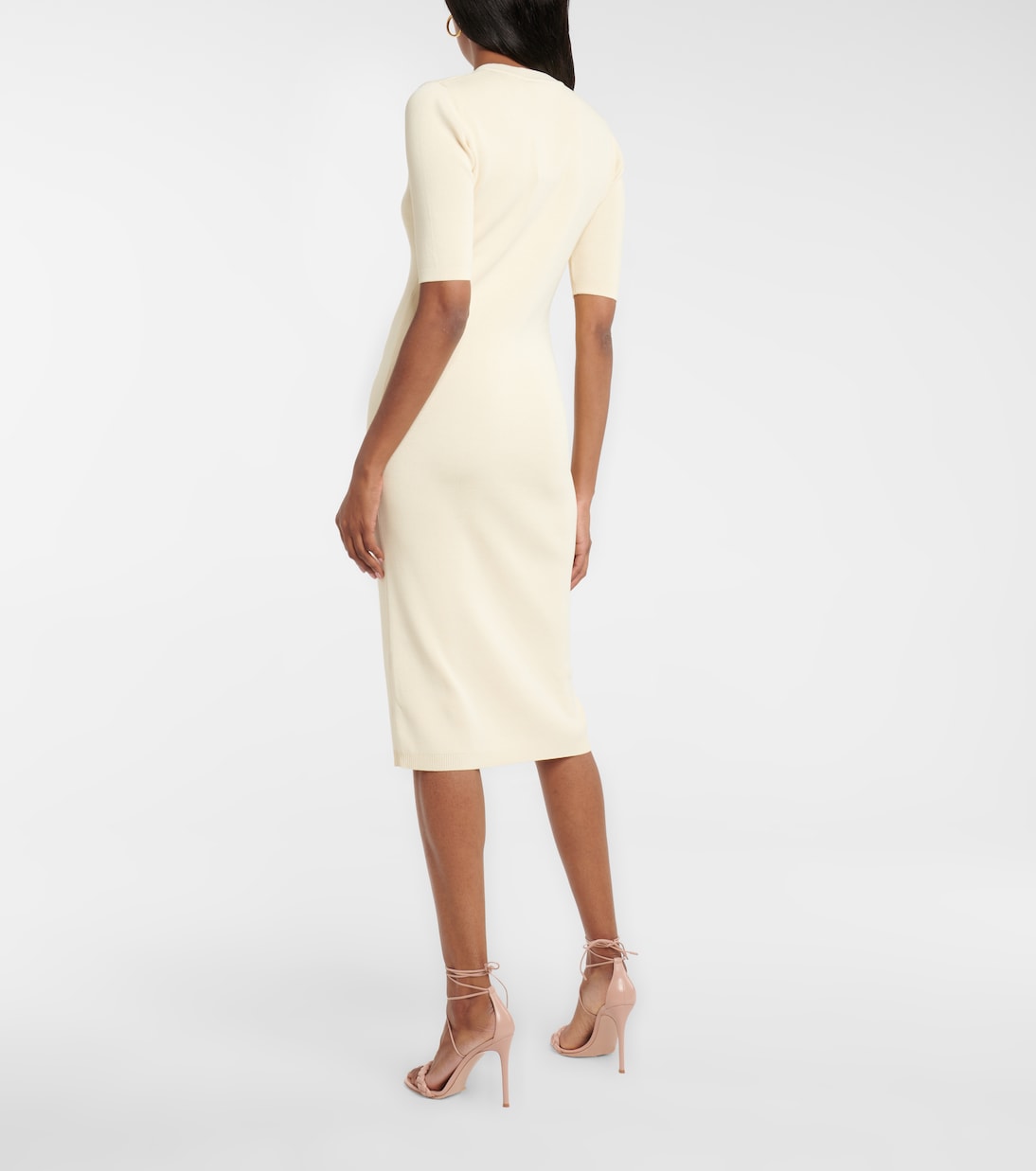 Vestido midi Minamoto de punto | Altuzarra