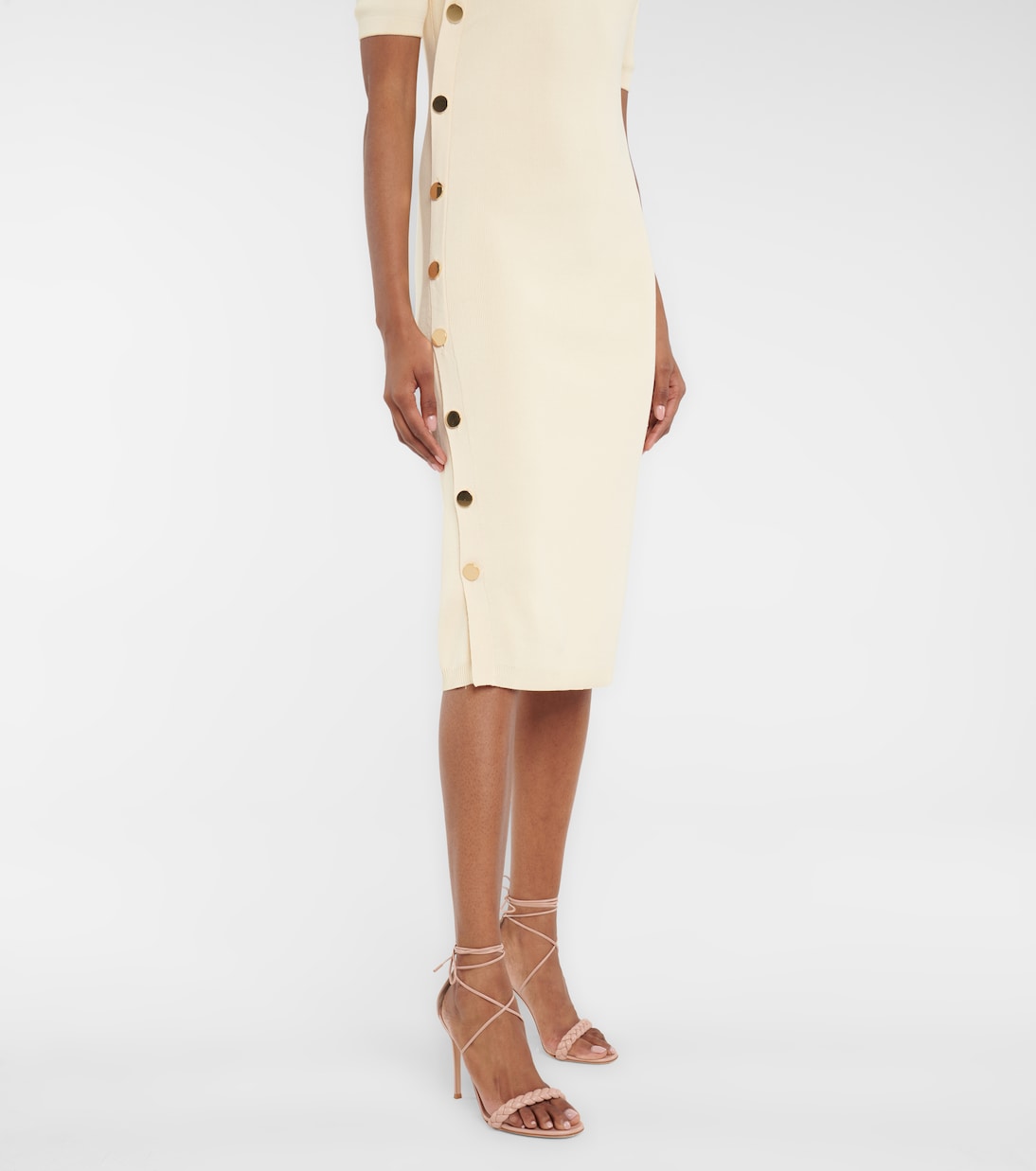 Vestido midi Minamoto de punto | Altuzarra