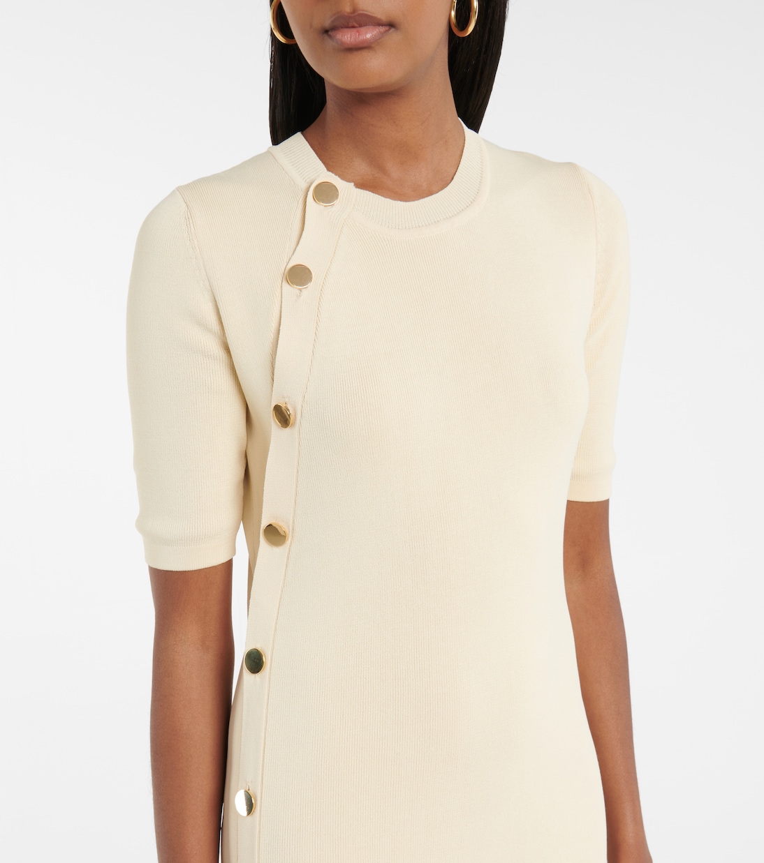 Vestido midi Minamoto de punto | Altuzarra