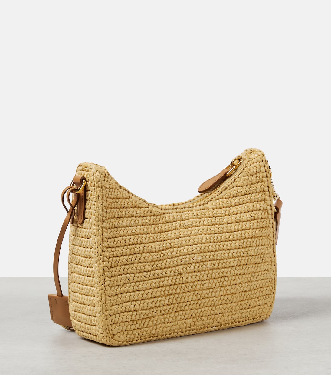 Borsa a spalla Re-Edition 2005 Small in rafia | Prada