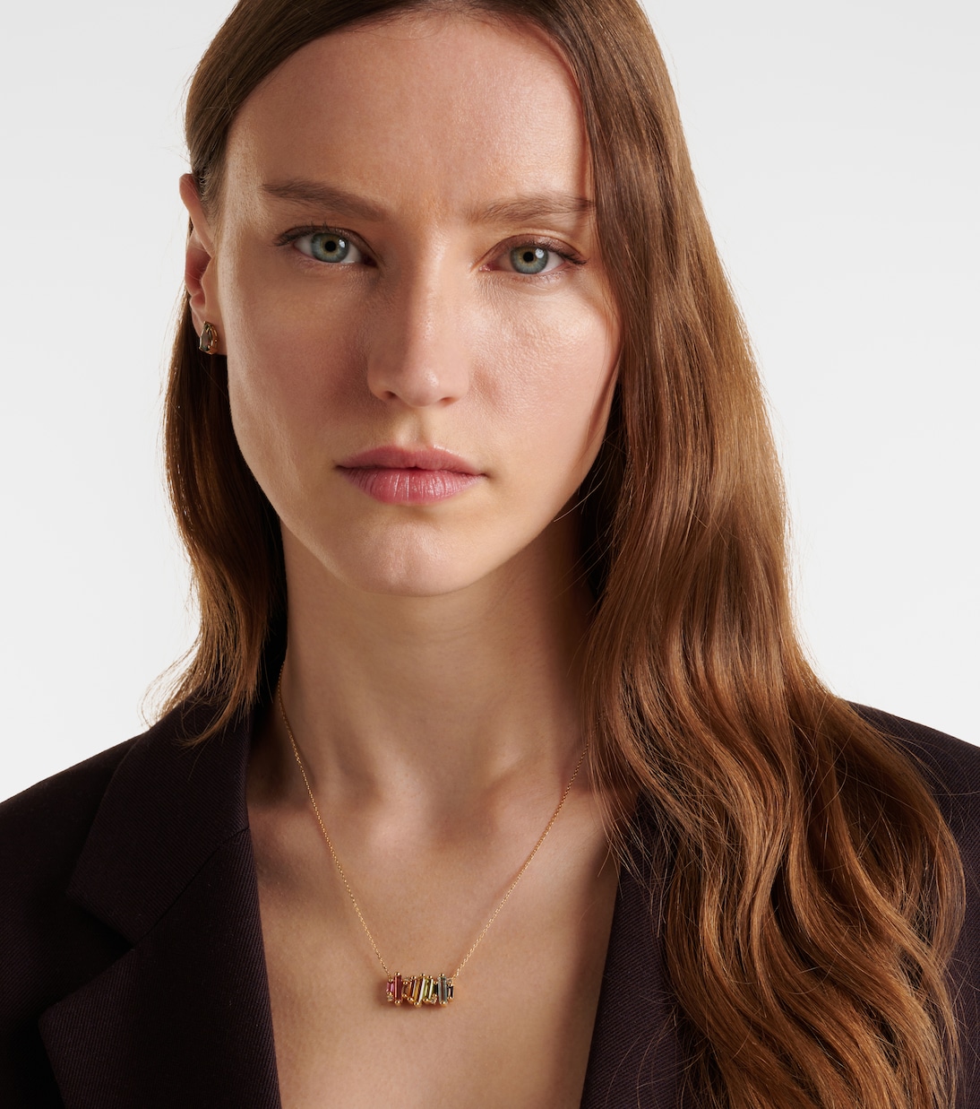 Collier en or 14 ct avec diamants et pierres | Suzanne Kalan