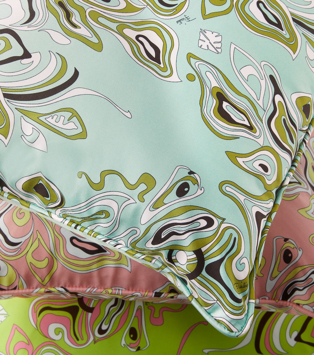 Printed silk cushion | Pucci