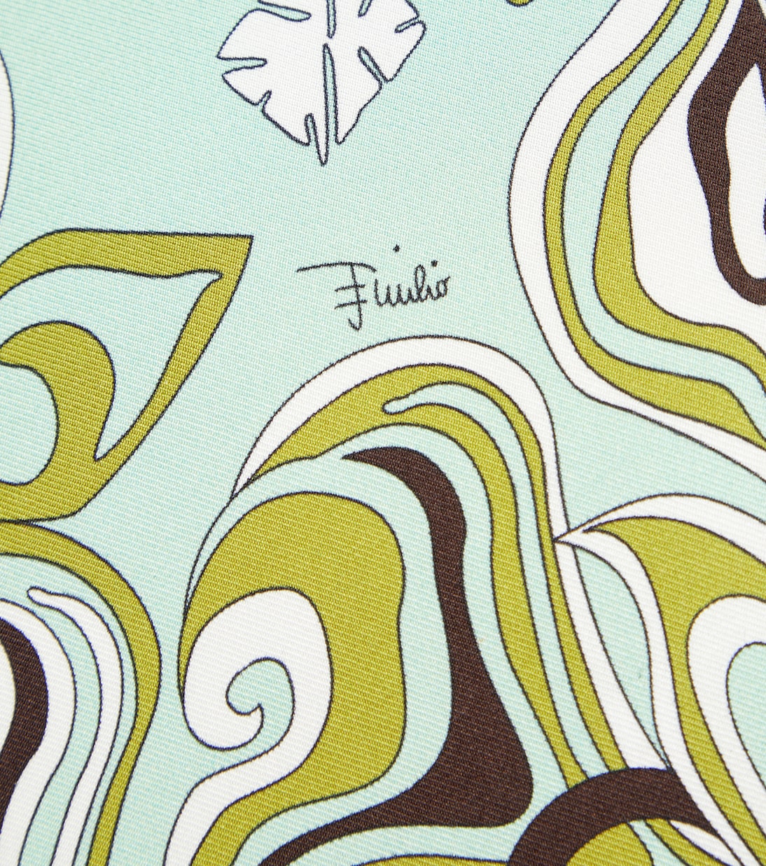 Printed silk cushion | Pucci