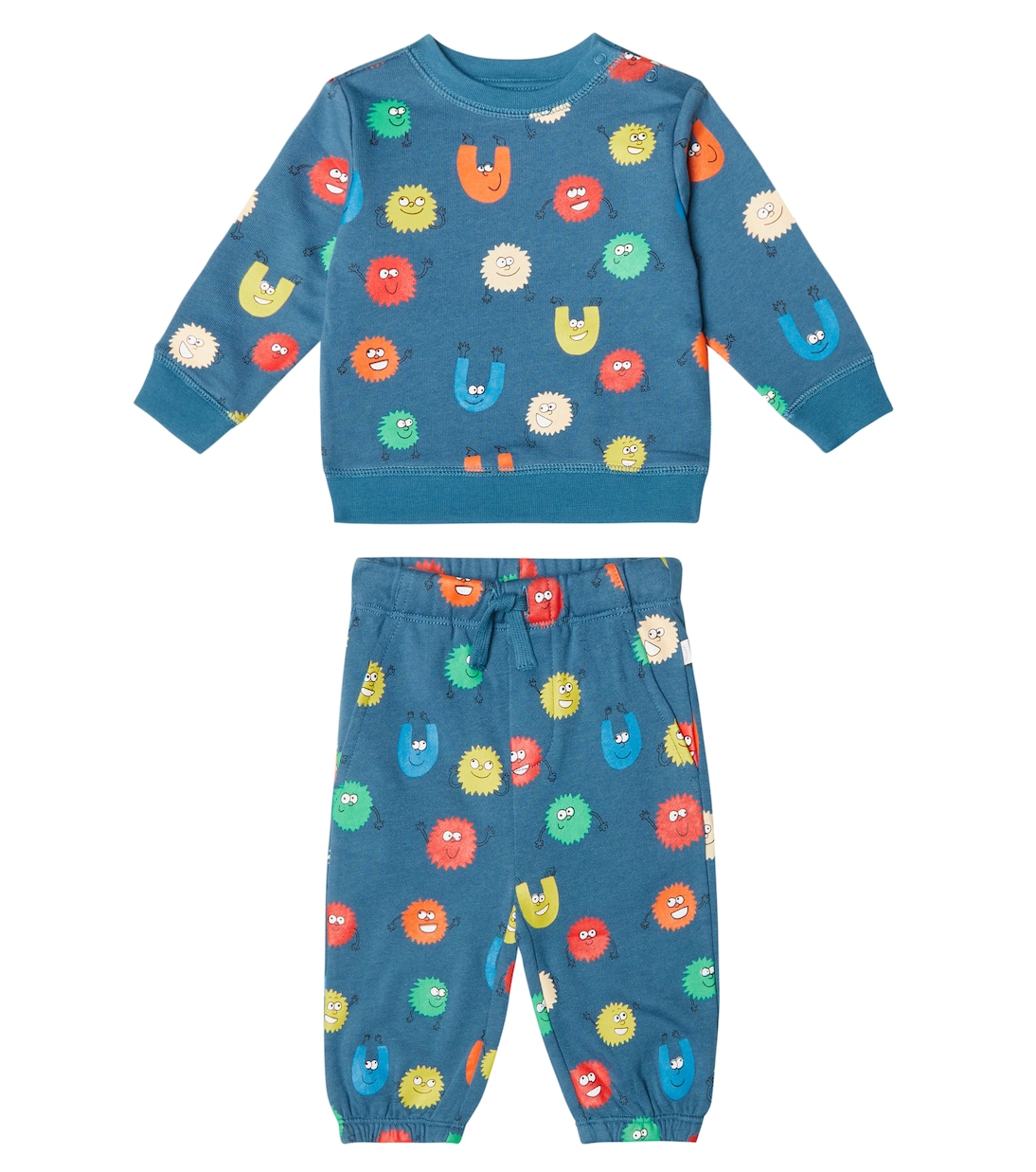 Baby - Pantaloni e felpa in cotone con stampa | Stella McCartney Kids
