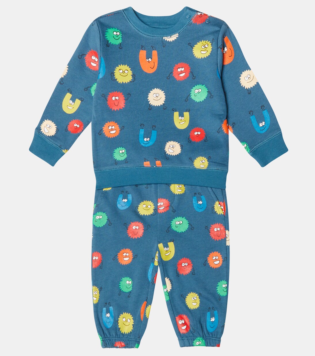 Baby - Pantaloni e felpa in cotone con stampa | Stella McCartney Kids