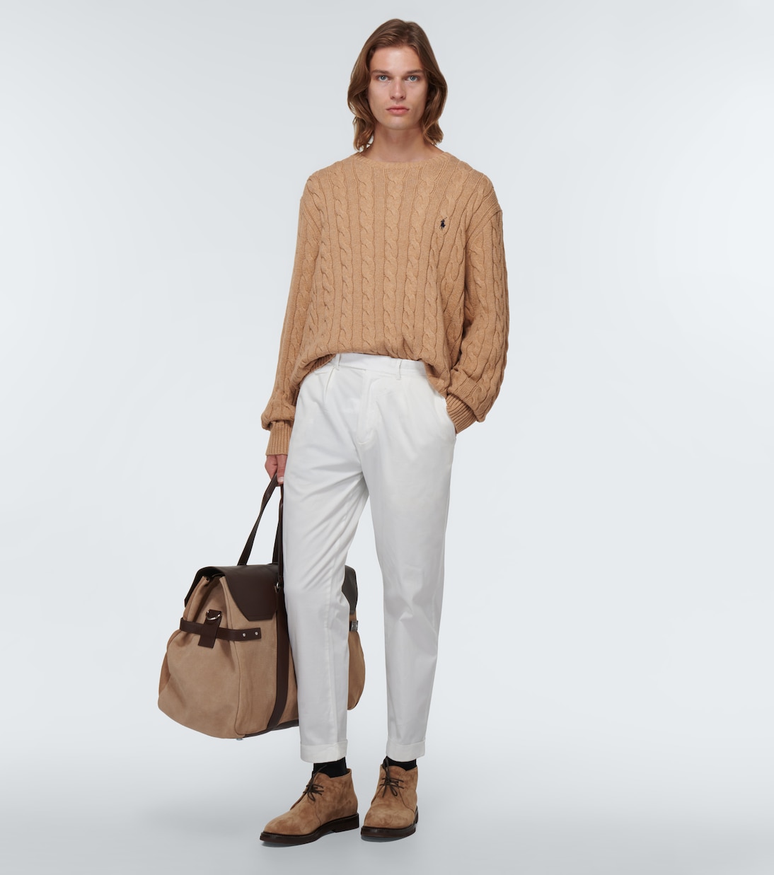 Pullover in cotone a trecce | Polo Ralph Lauren
