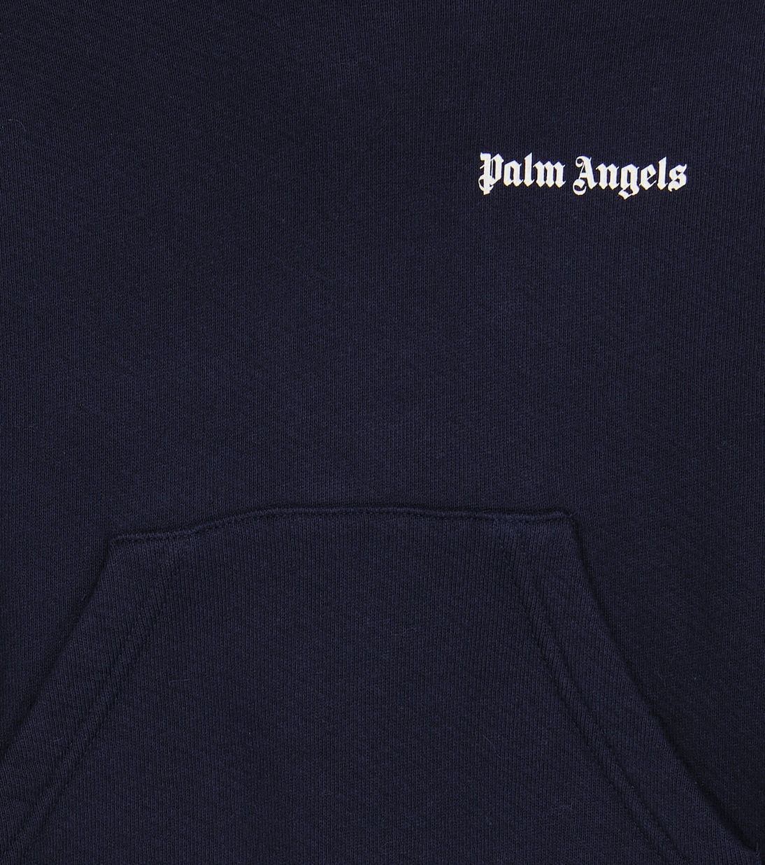 Logo track cotton hoodie | Palm Angels Kids