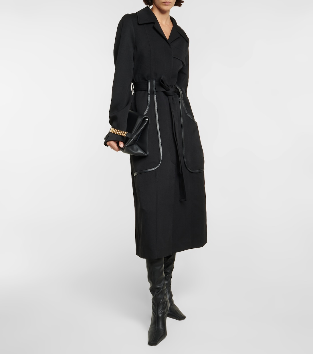 Pochette Chain en cuir | Victoria Beckham