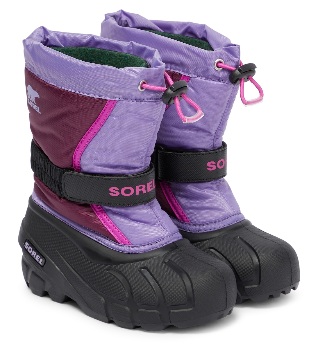 Purple sorel boots sales