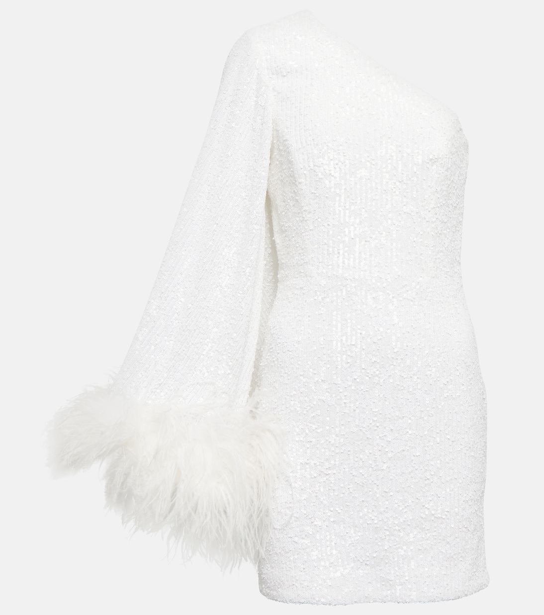 Davina feather-trimmed minidress | Rebecca Vallance