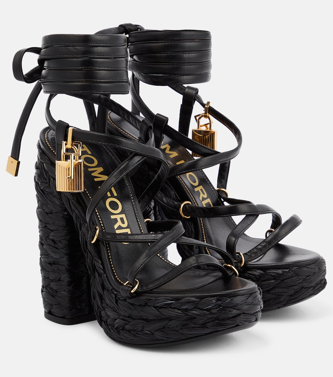 Sandali in pelle con plateau | Tom Ford