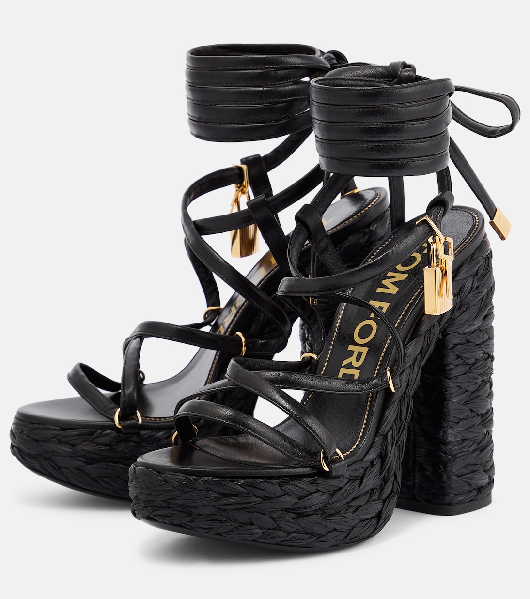 Sandali in pelle con plateau | Tom Ford