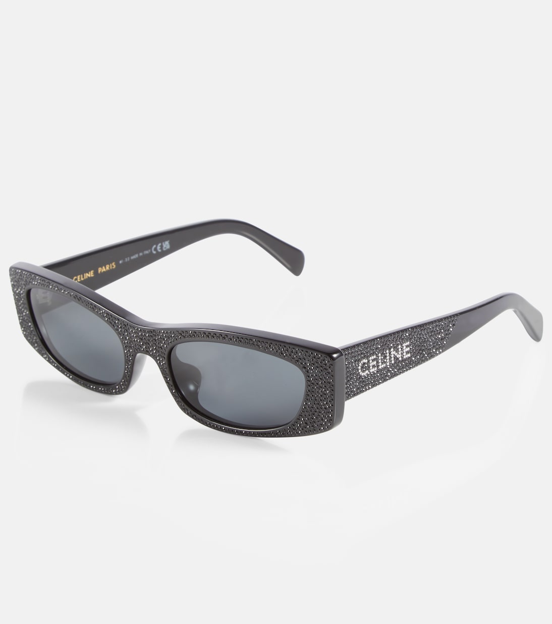 Embellished rectangular sunglasses | Celine Eyewear