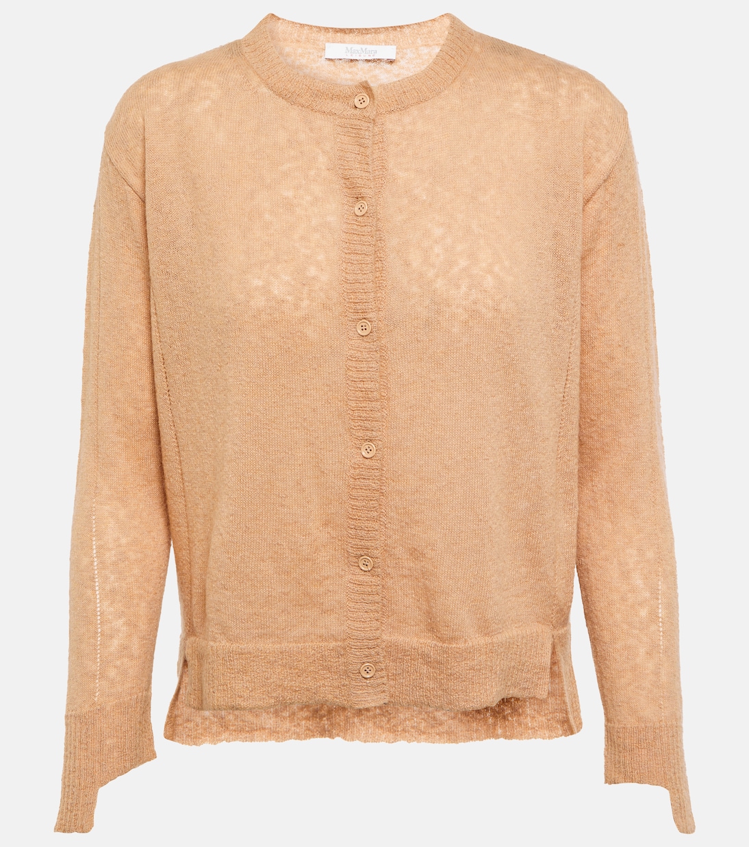 Funghi cotton and mohair-blend cardigan | Max Mara
