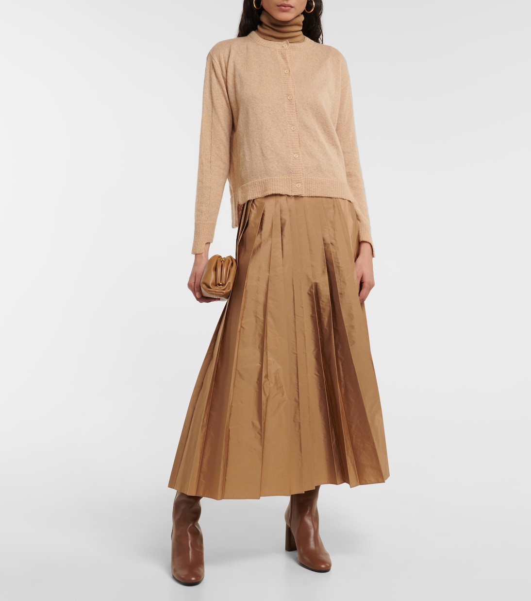 Funghi cotton and mohair-blend cardigan | Max Mara
