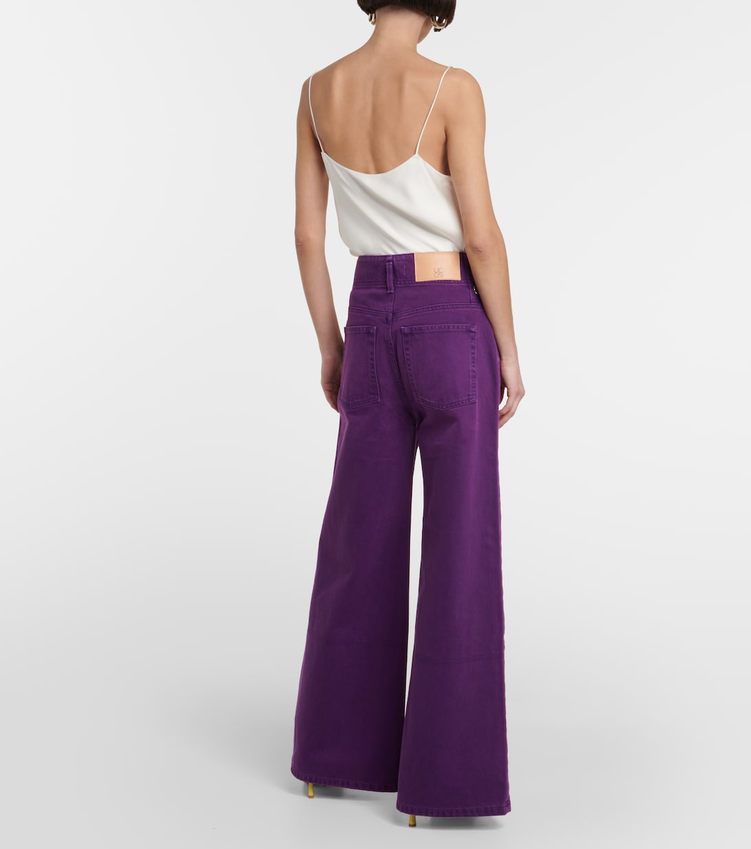 Jeans Margot a gamba larga e vita alta | Ulla Johnson