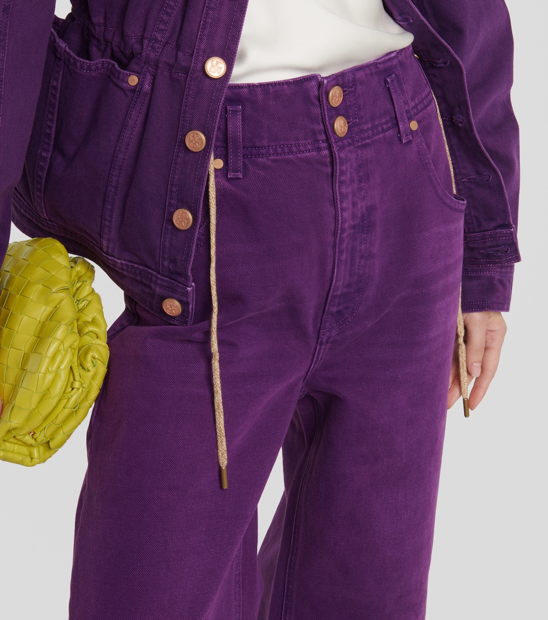 Jeans Margot a gamba larga e vita alta | Ulla Johnson