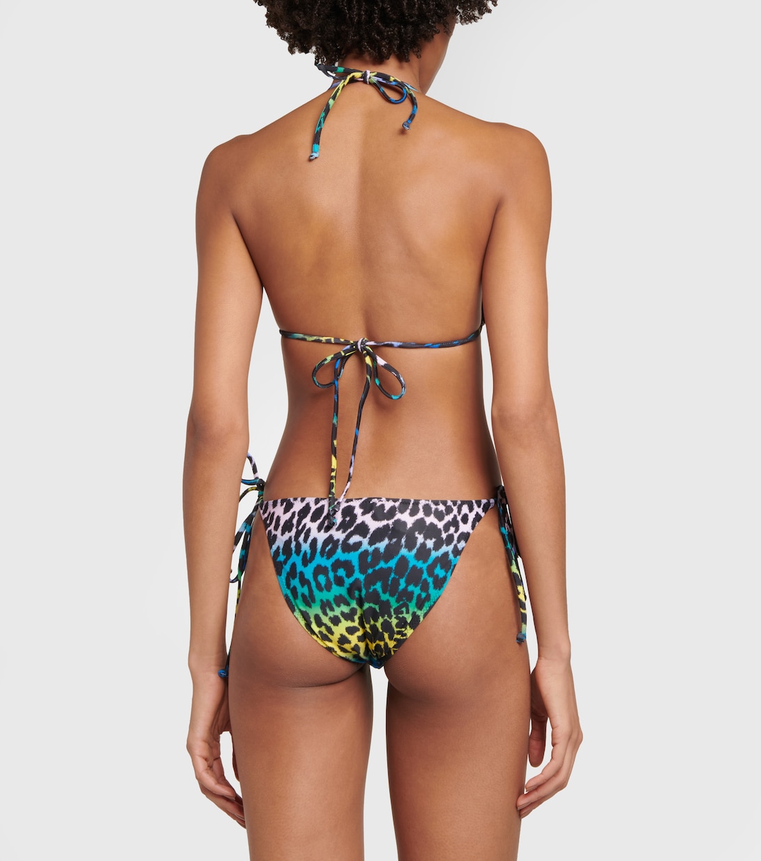 Leopard-print bikini bottoms | Ganni