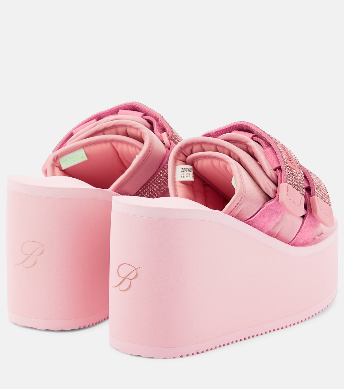 X Suicoke Moto缀饰厚底凉拖鞋 | Blumarine