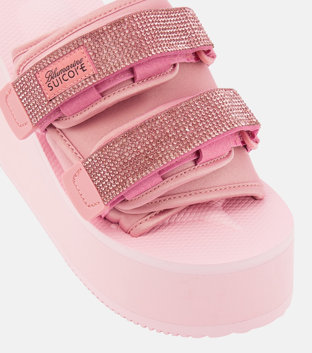 X Suicoke Moto缀饰厚底凉拖鞋 | Blumarine