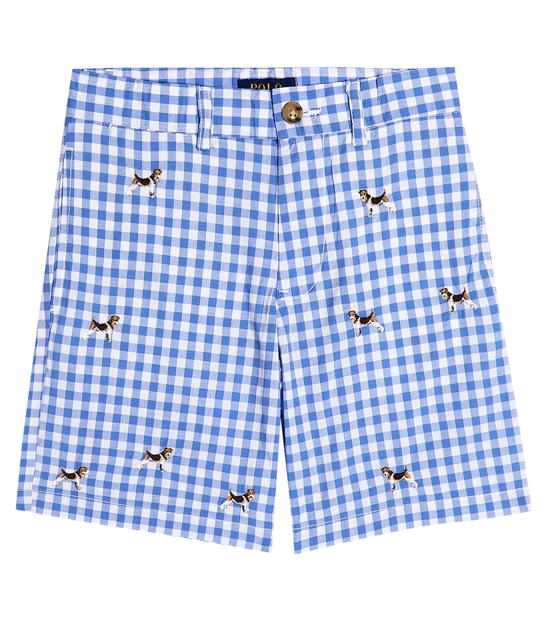 Shorts in twill di cotone a quadretti | Polo Ralph Lauren Kids