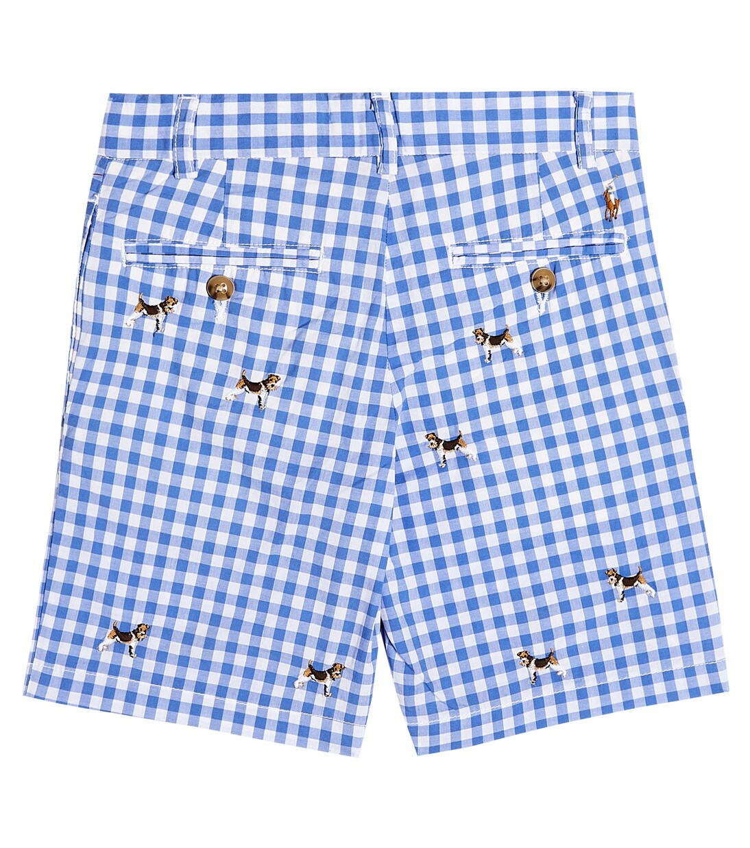 Shorts in twill di cotone a quadretti | Polo Ralph Lauren Kids