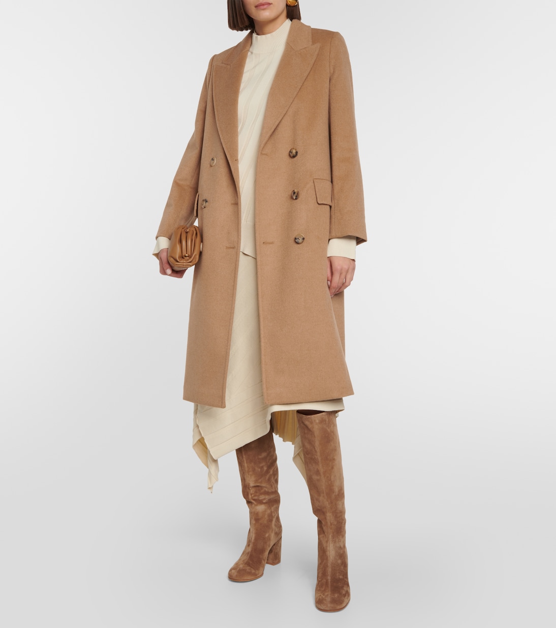 Stiefel aus Veloursleder | Gianvito Rossi