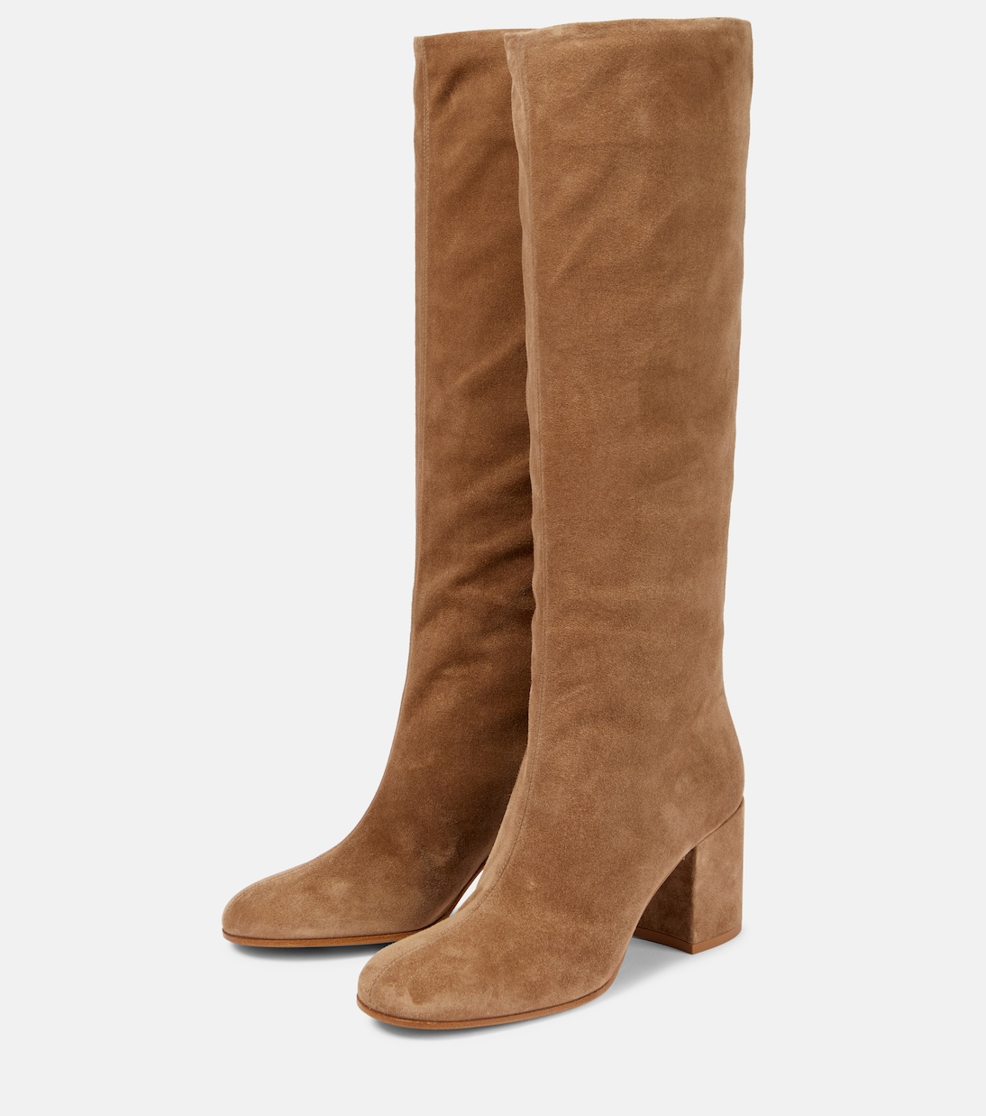 Stiefel aus Veloursleder | Gianvito Rossi