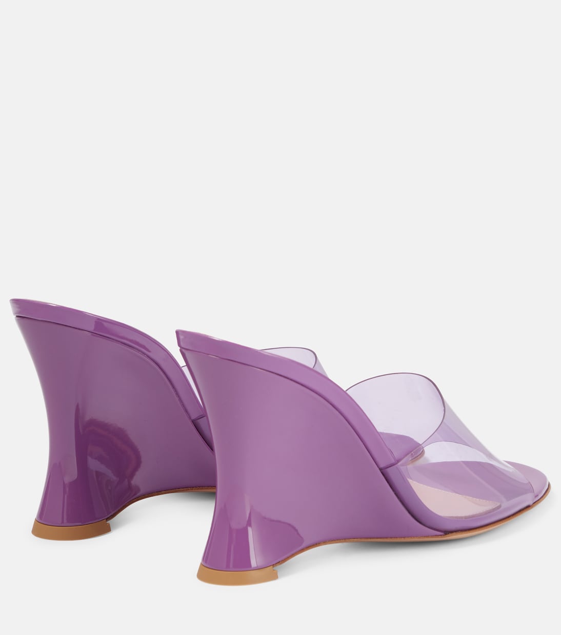 Mules Futura 95 in PVC con zeppa | Gianvito Rossi