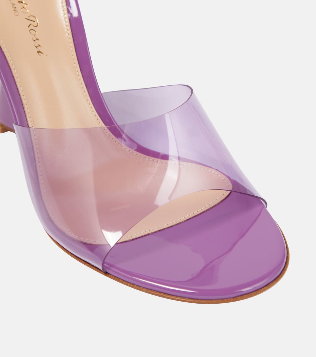 Mules Futura 95 in PVC con zeppa | Gianvito Rossi