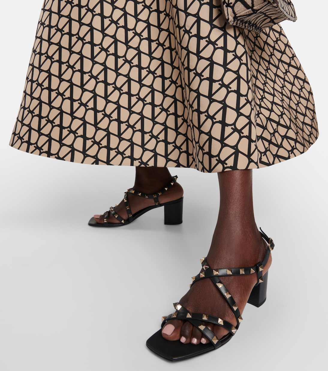 Rockstud leather sandals | Valentino Garavani