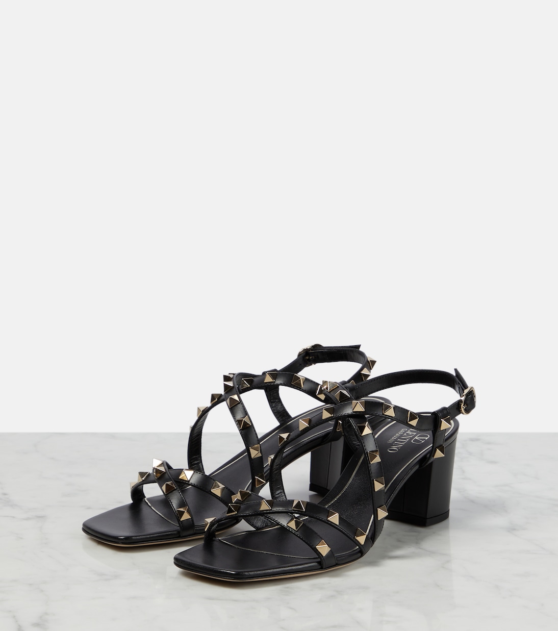 Rockstud leather sandals | Valentino Garavani